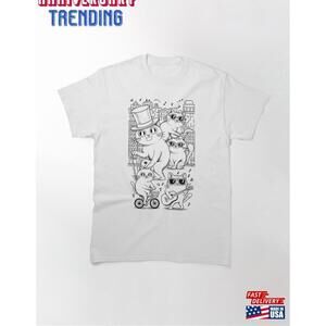 Cat Lovers Funnyfits70 Humor Classic Tee